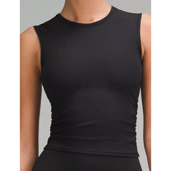 All It Takes Back-Twist Ribbed Tank Top