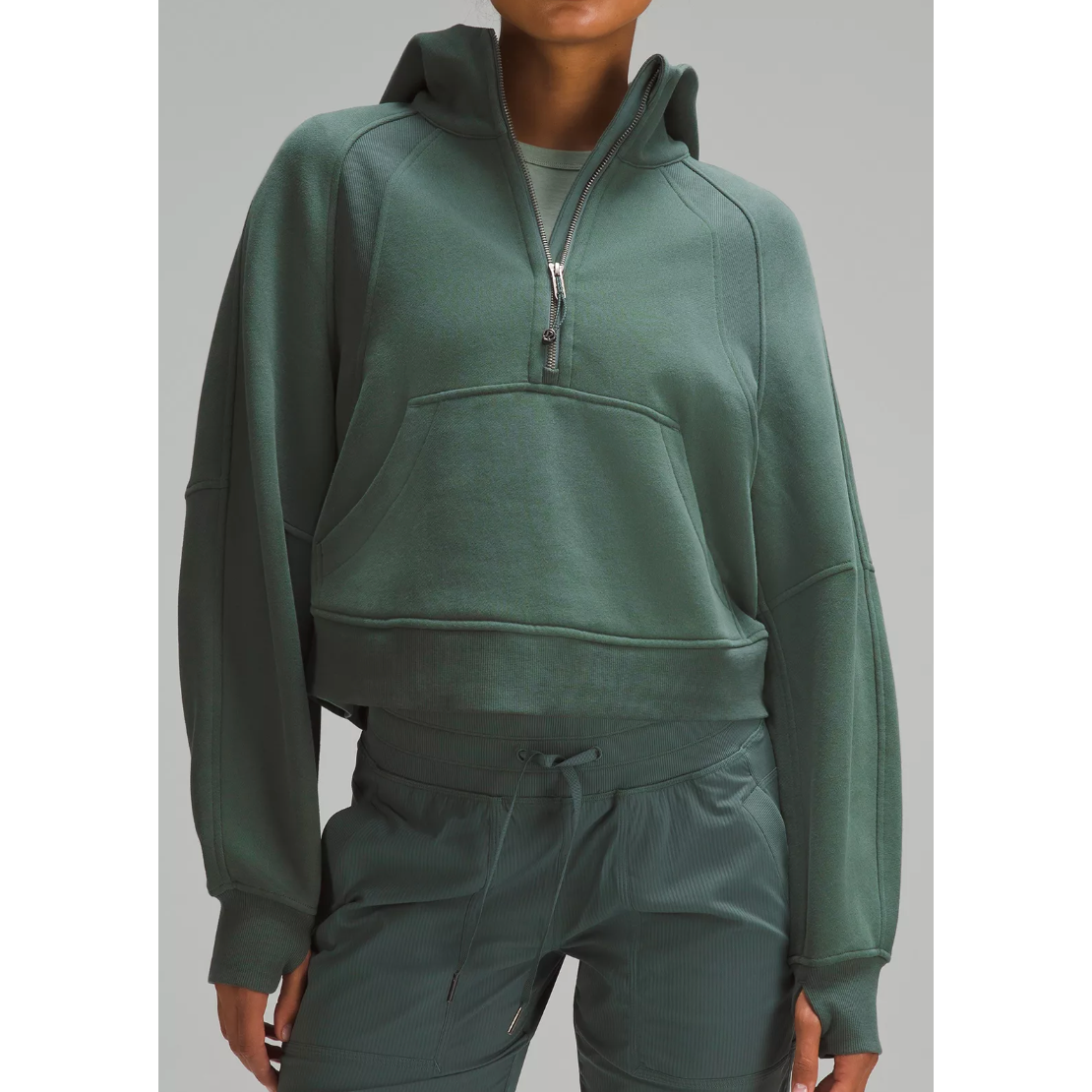 Scuba Oversized 1/2 Zip Hoodie