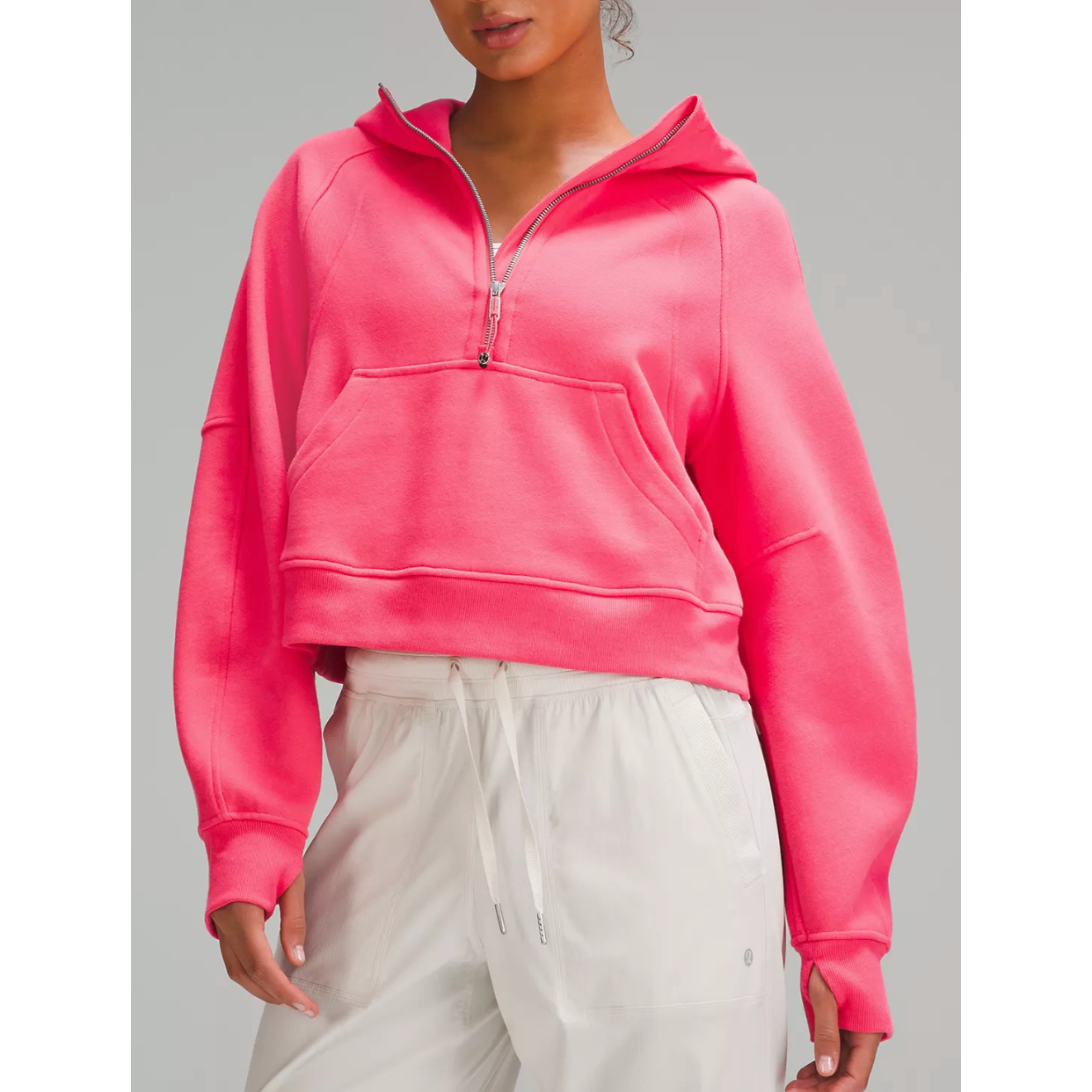 Scuba Oversized 1/2 Zip Hoodie