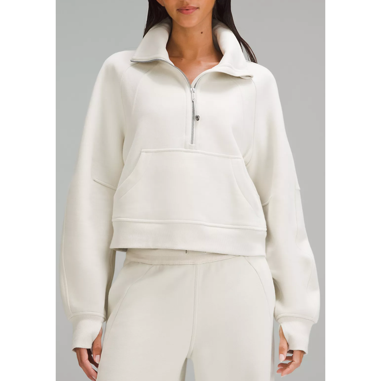 Scuba Oversized 1/2 Zip Funnel Neck