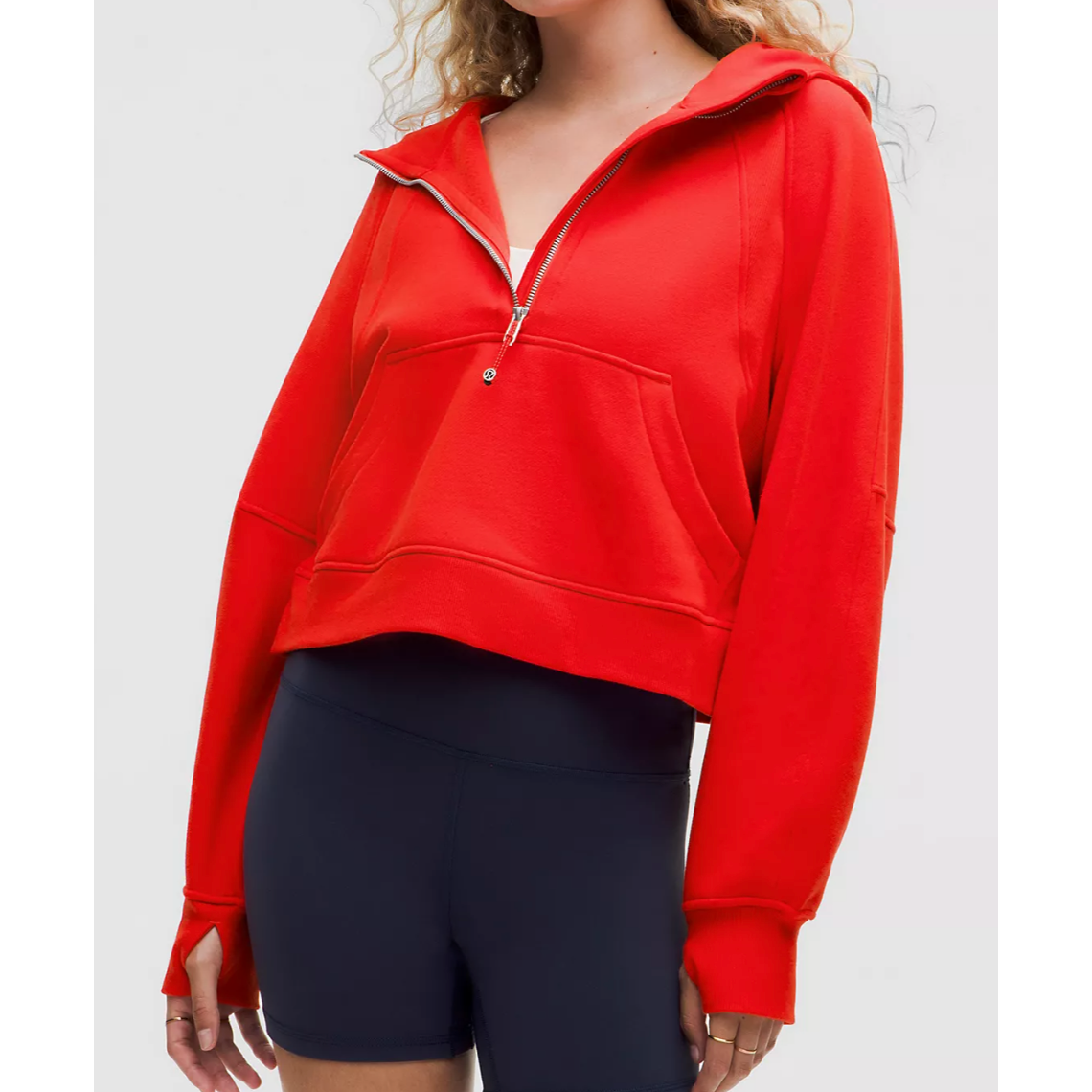 Scuba Oversized 1/2 Zip Hoodie