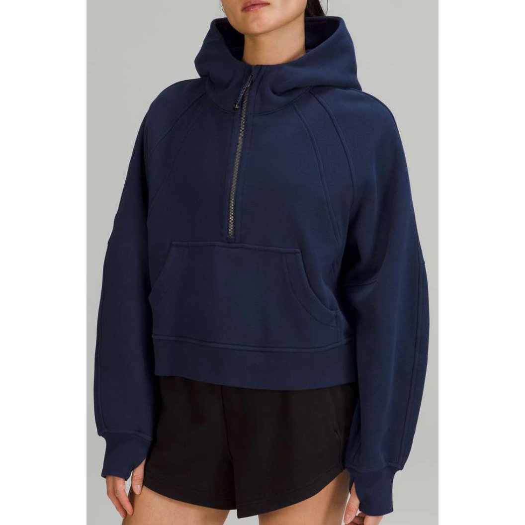 Scuba Oversized 1/2 Zip Hoodie