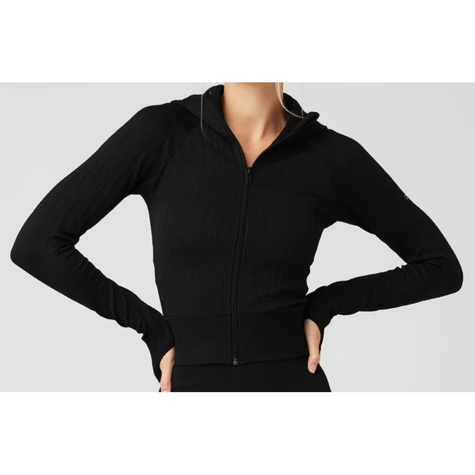 Alo Seamless Cable Knit Jacket