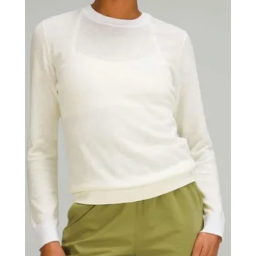 Silk-Blend Crewneck Sweater