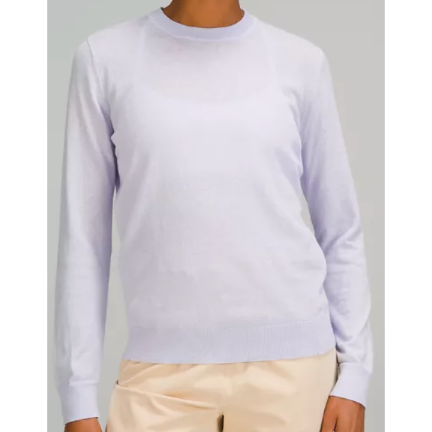 Silk-Blend Crewneck Sweater