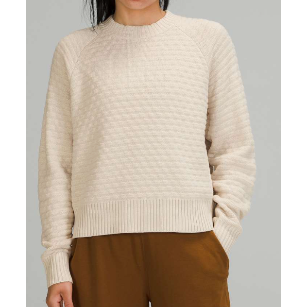 Texture Play Crew Sweater