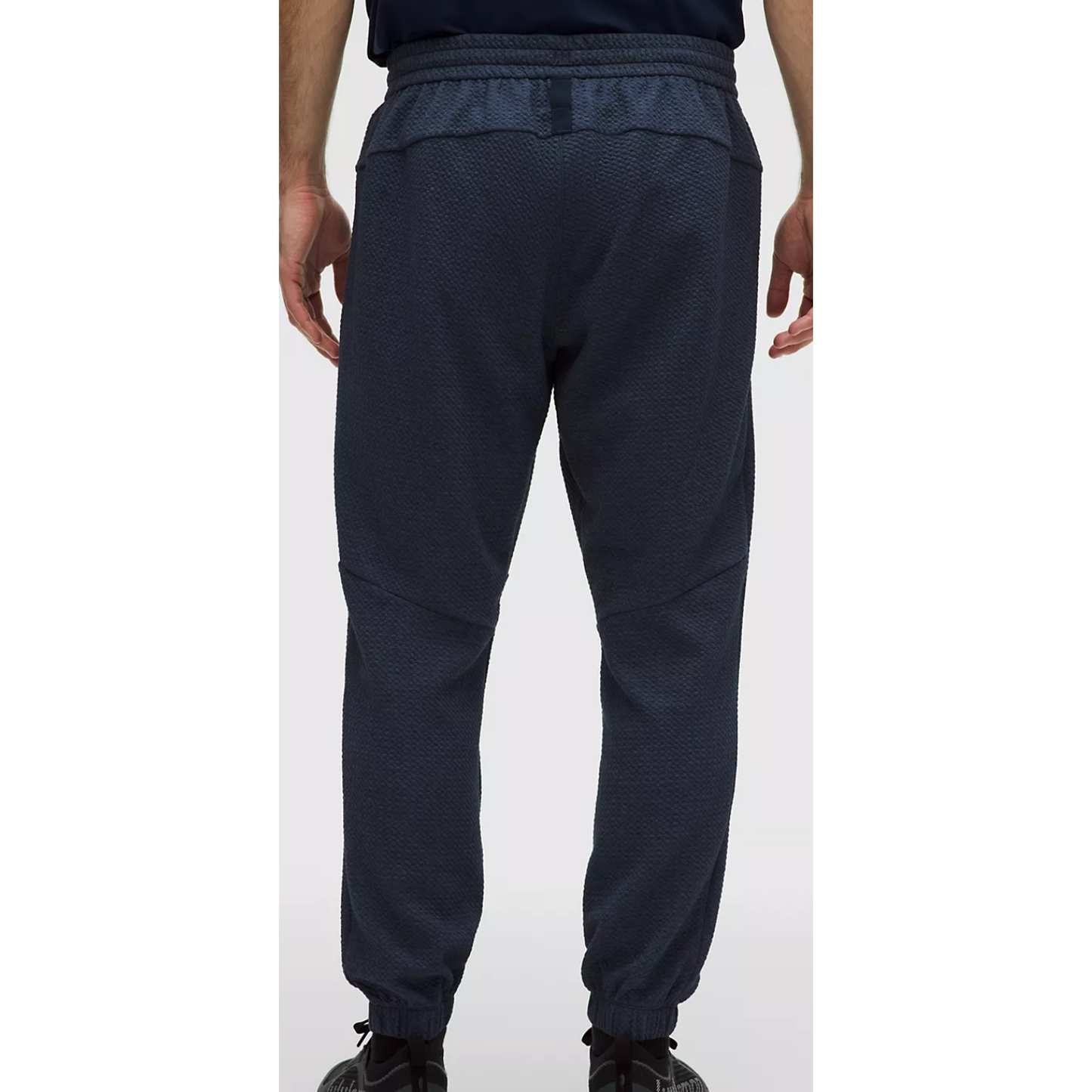 Textured Double-Knit Cotton Jogger Regular
