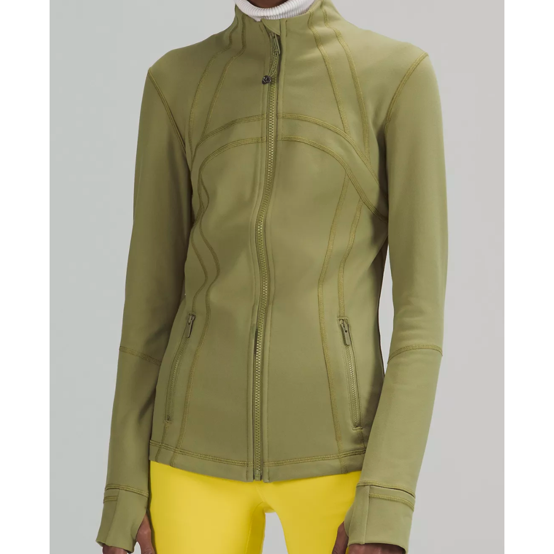 NWT Lululemon Size 4 Define Jacket Luon Everglade Green And Gold