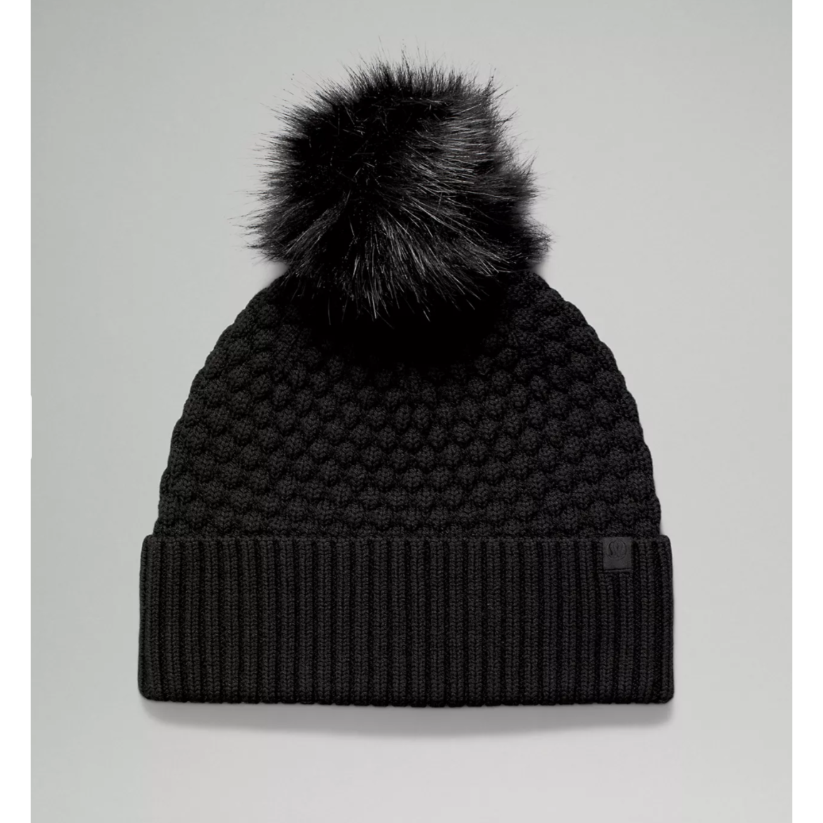 Bubble Knit Pom Beanie
