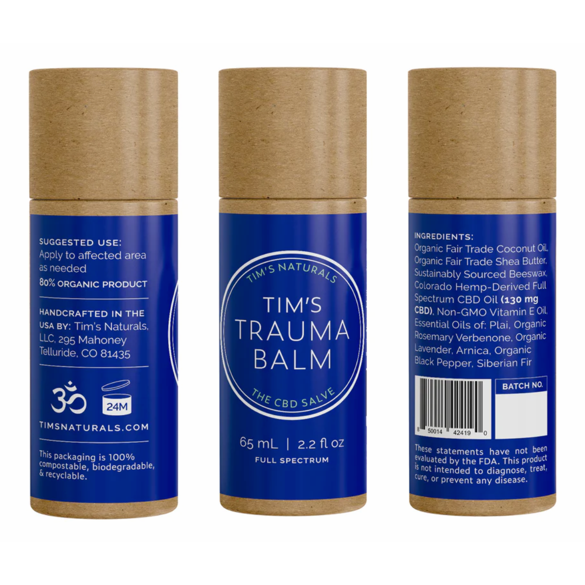 Tim's Trauma Balm Tube