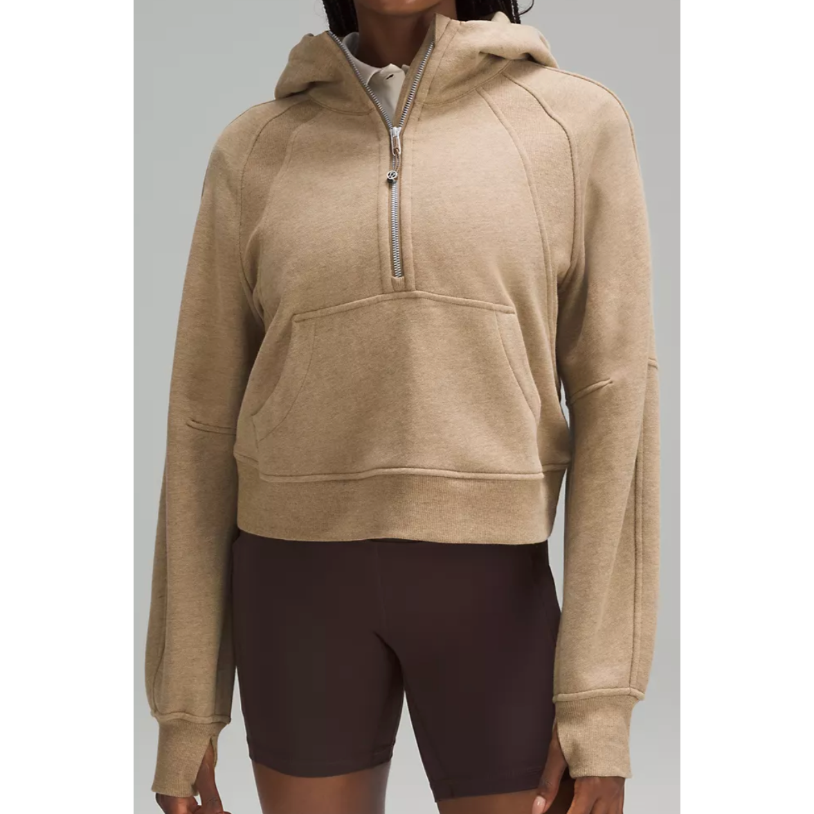 Scuba Oversized 1/2 Zip Hoodie