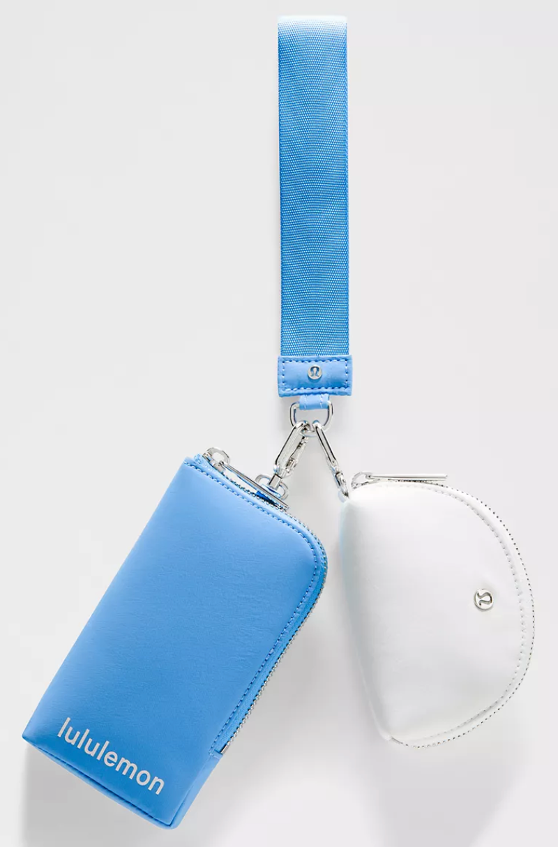 Dual Pouch Wristlet Wallet