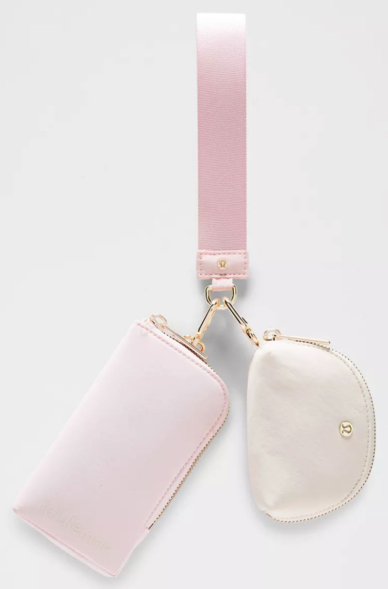 Dual Pouch Wristlet Wallet