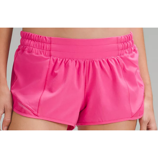 Lululemon Hotty Hot Low-rise Lined Shorts 2.5 In Sonic Pink