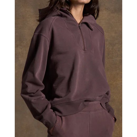 ROWAN Josephine 1/4 Zip Pullover Hoodie