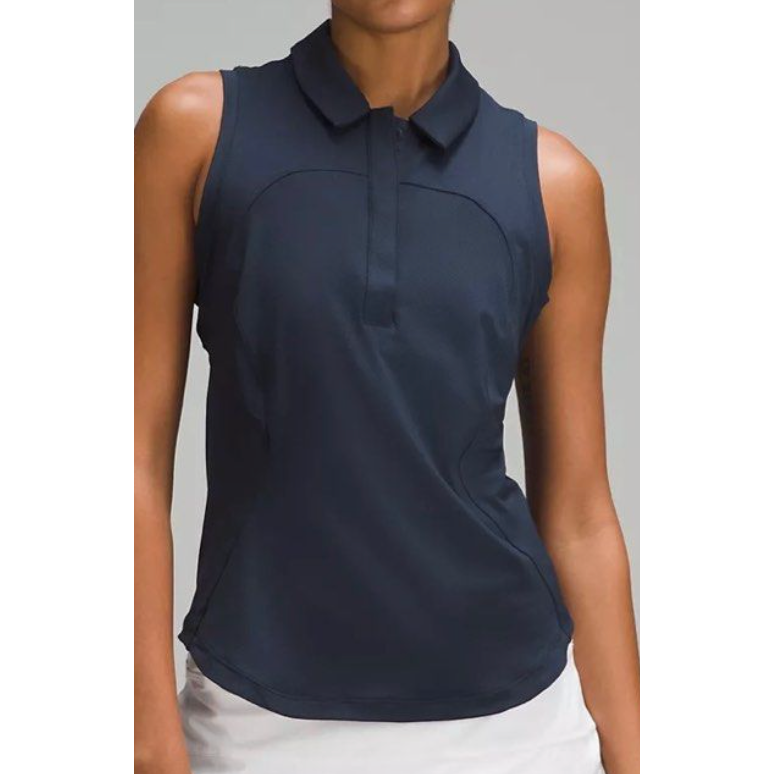 Quick Dry Sleeveless Polo Shirt