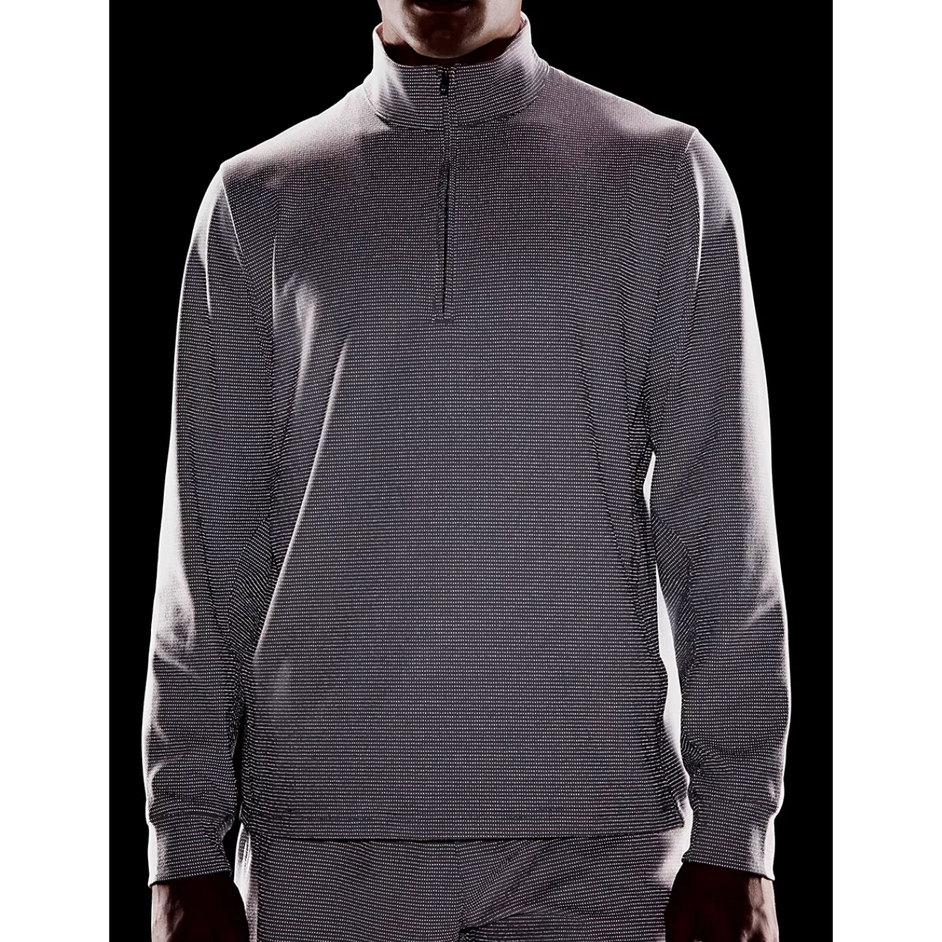 Reflective Knit Running 1/2 Zip