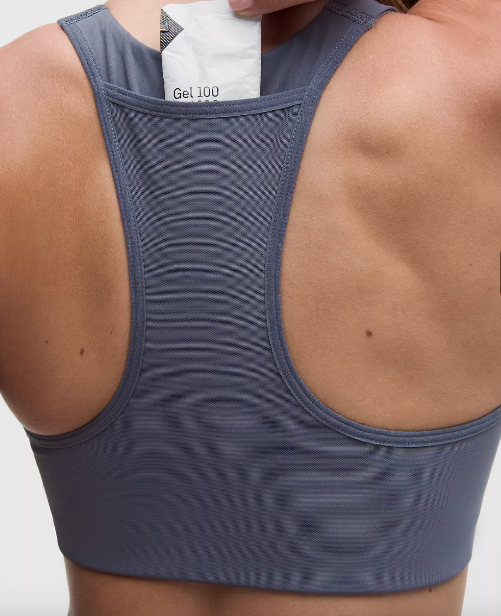 Back Pocket Racerback Run Bra
