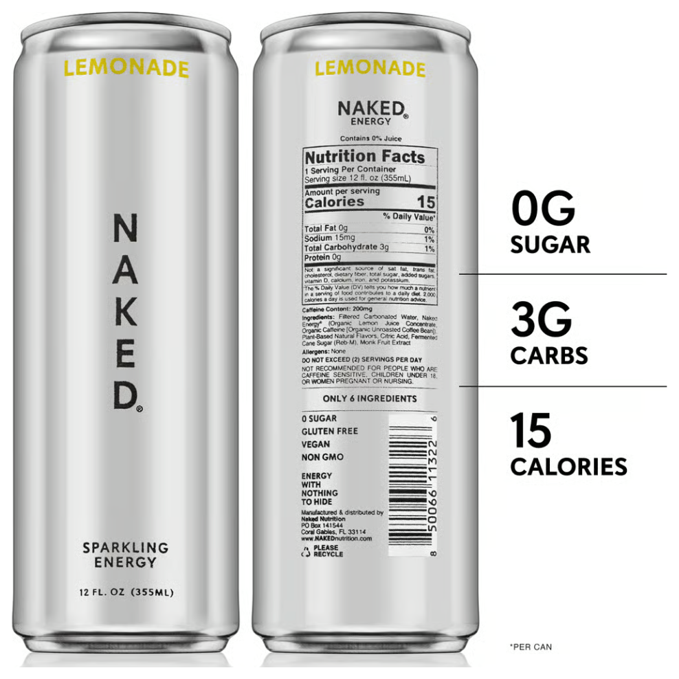 Naked Sparkling Energy