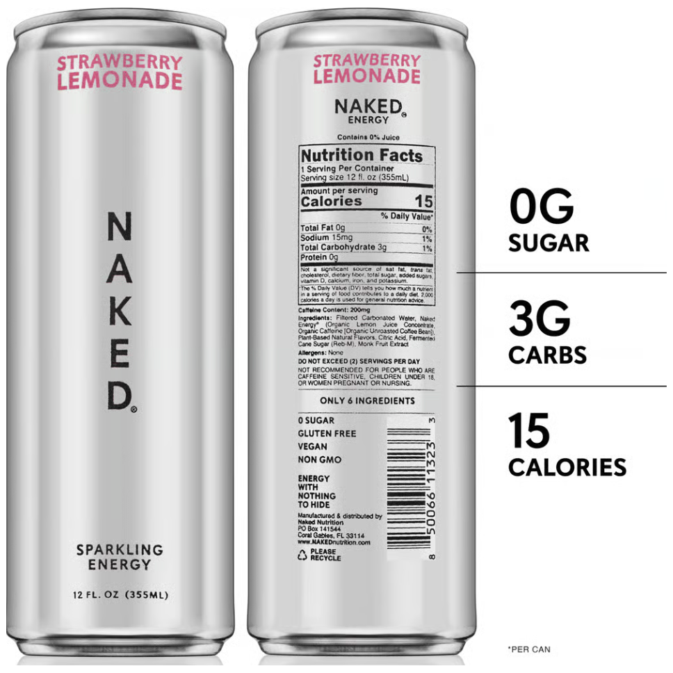 Naked Sparkling Energy