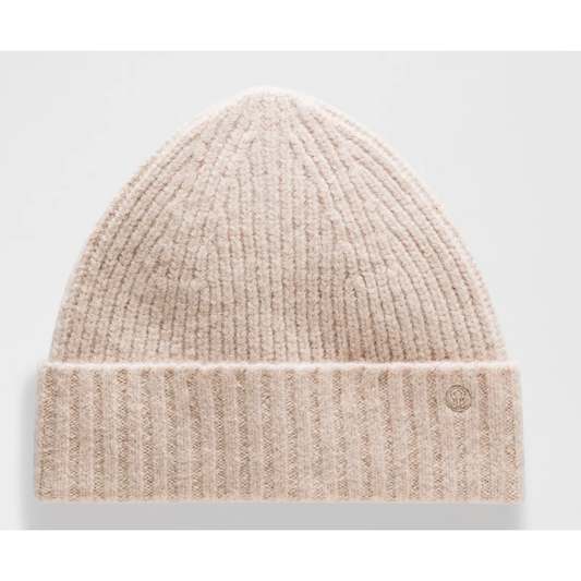 Ribbed-Knit Wide-Cuff Beanie