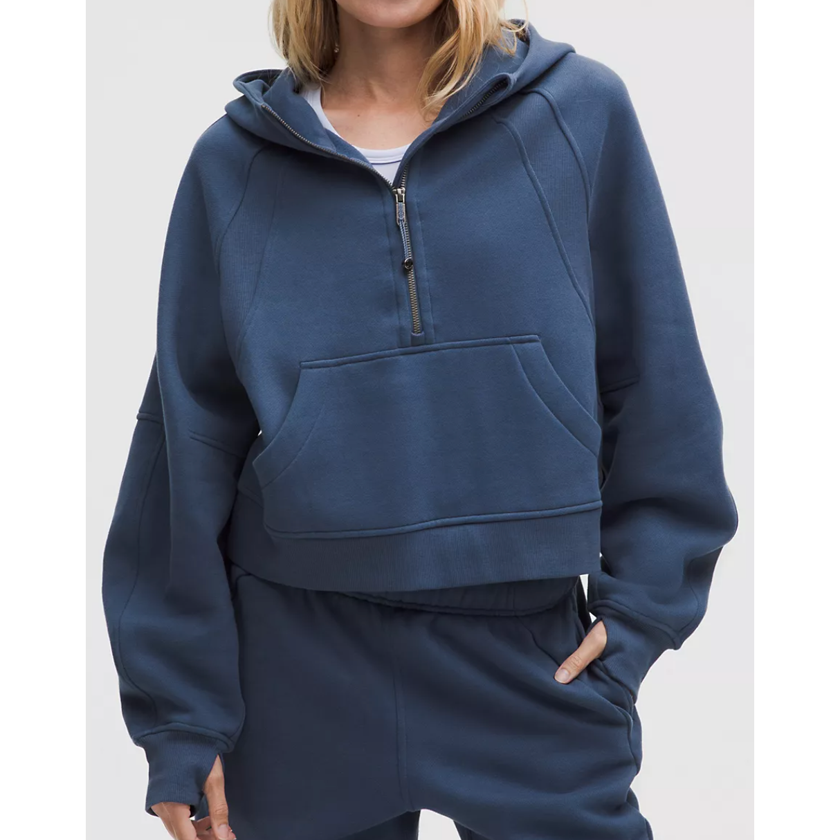 Scuba Oversized 1/2 Zip Hoodie
